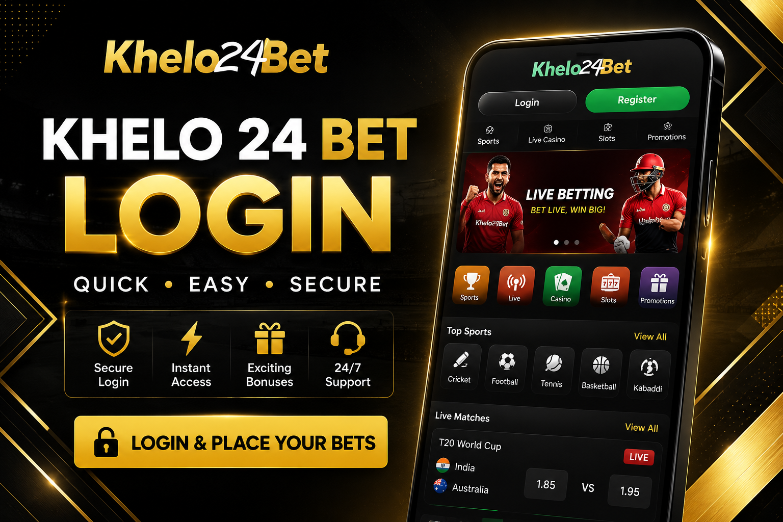 Khelo 24 Bet Login