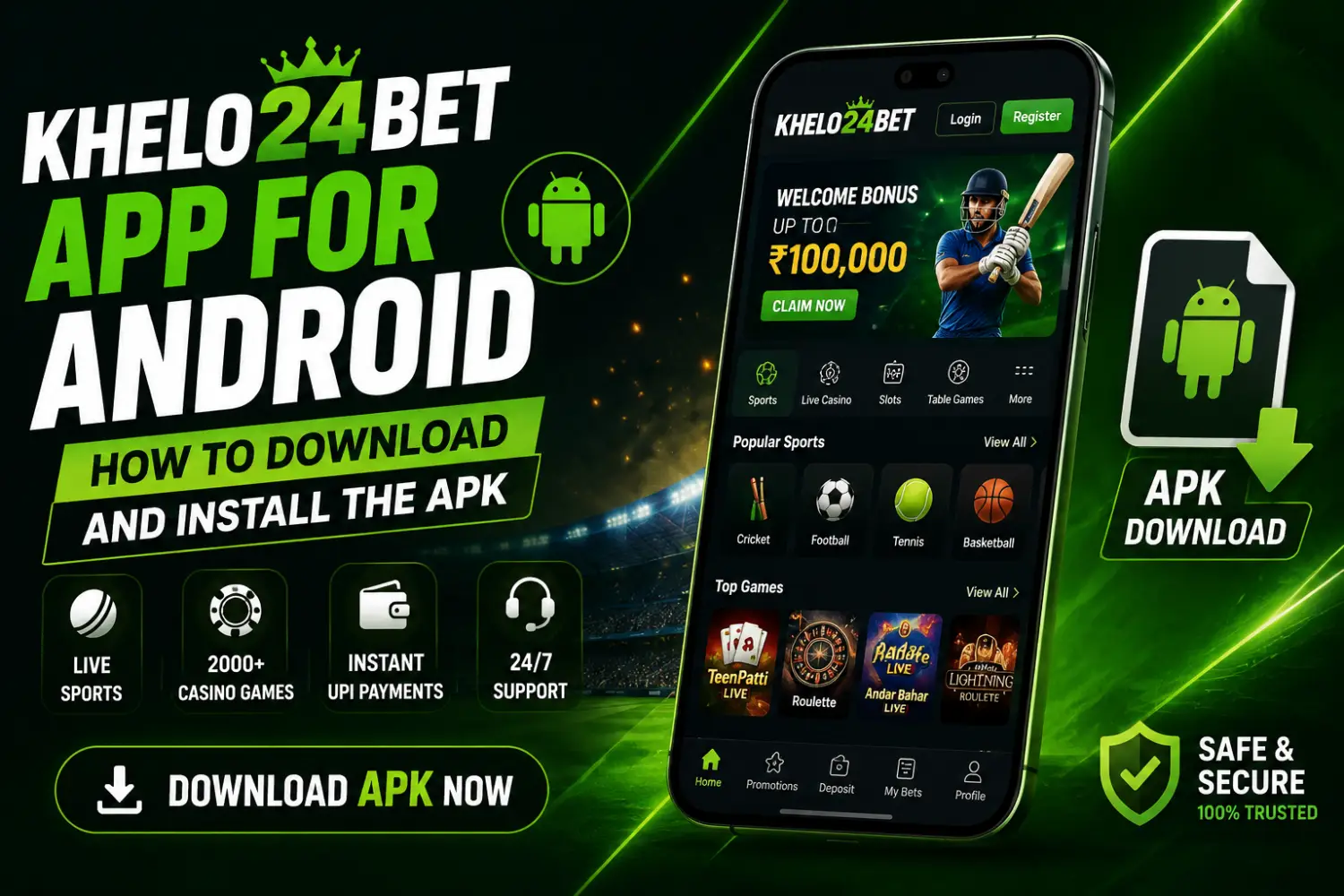 Khelo24bet App for Android
