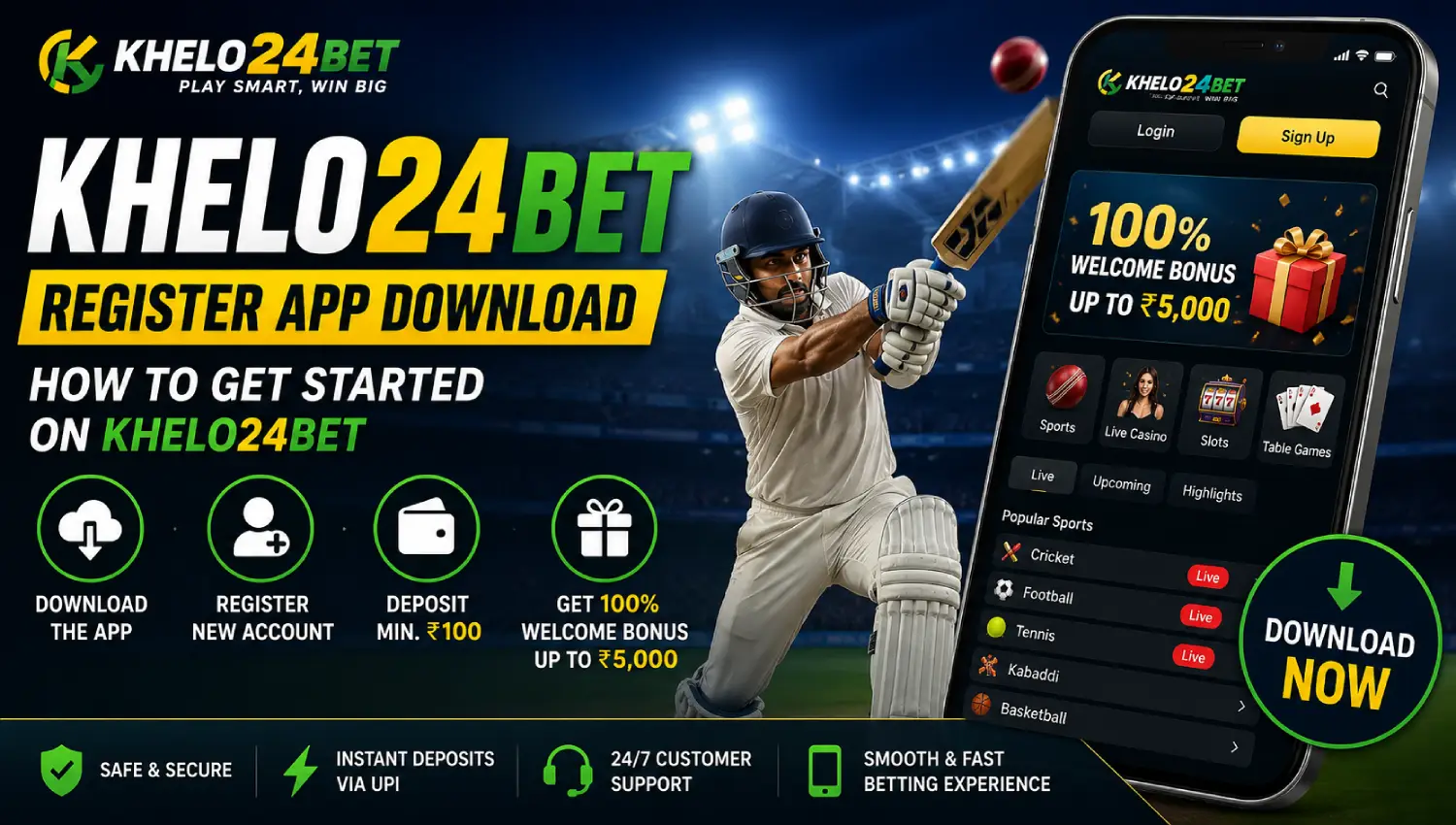 Khelo24bet Register App Download