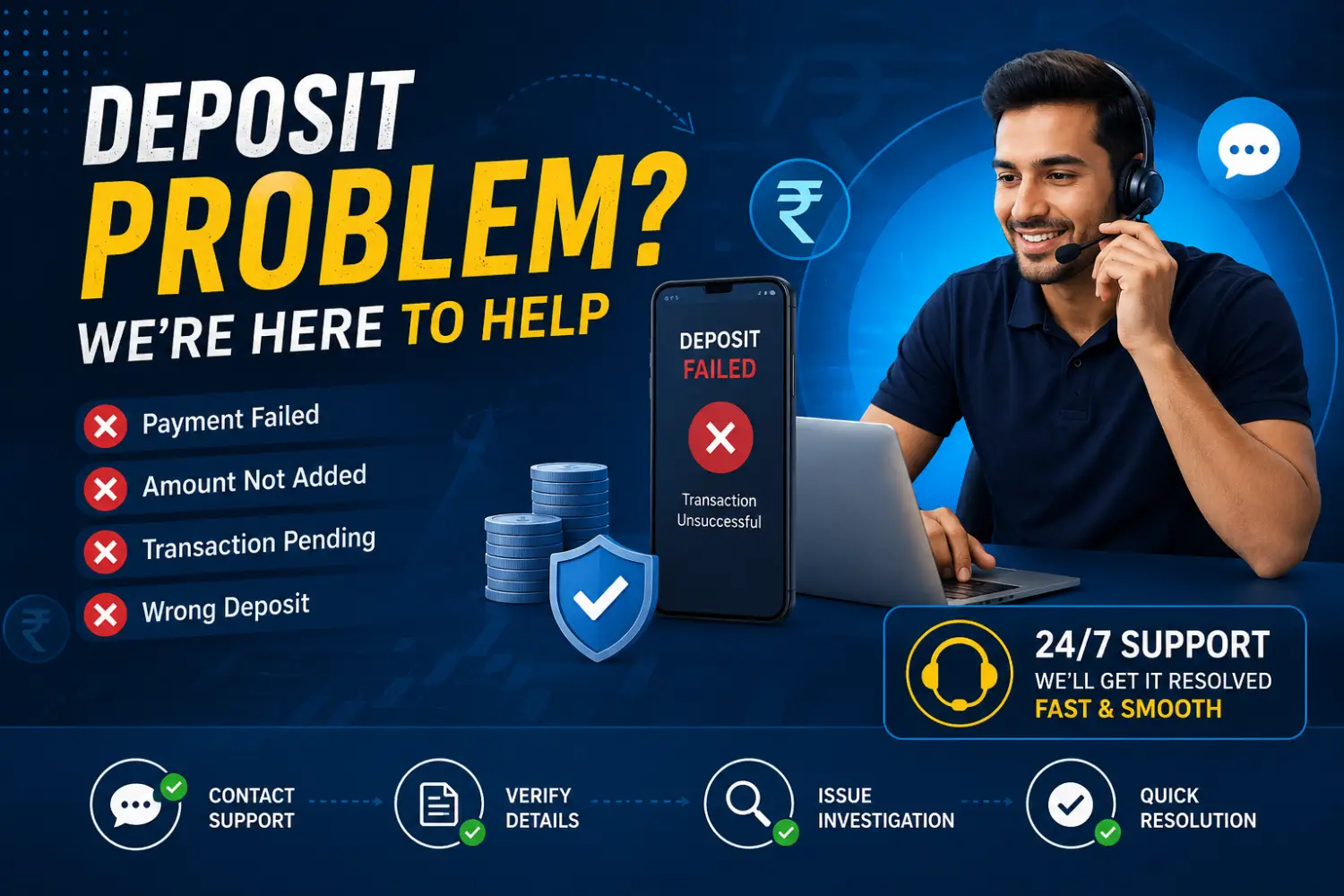 Khelo24bet Deposit Problem