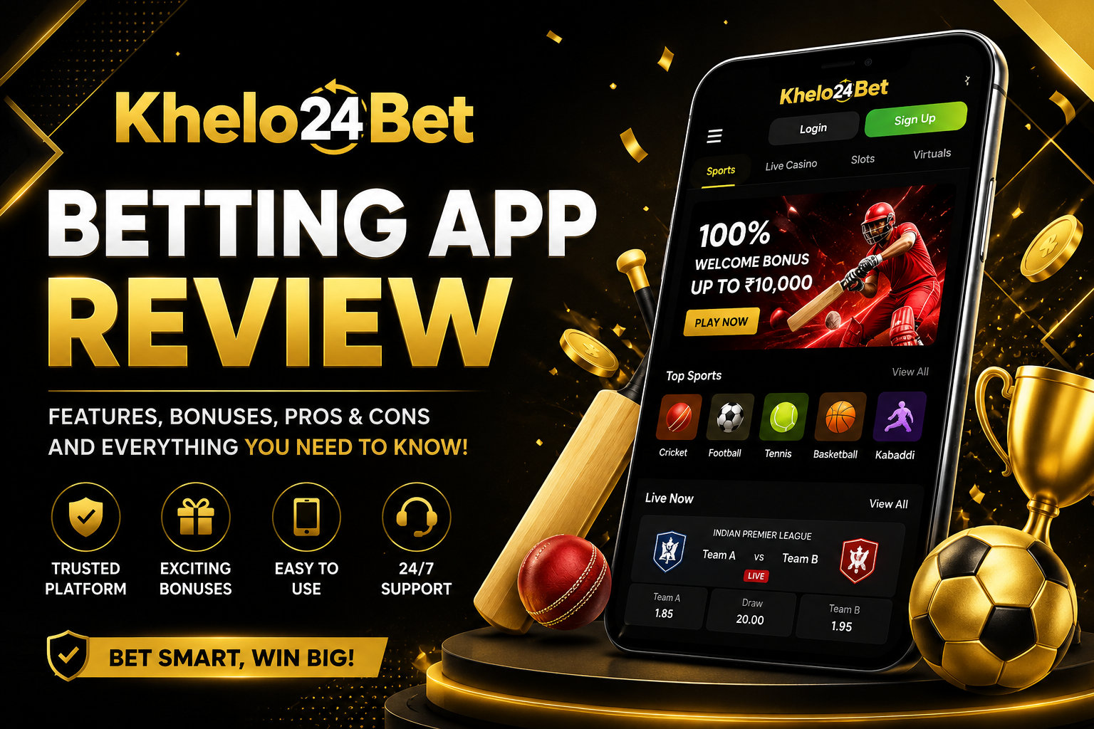 khelo 24 bet bonus