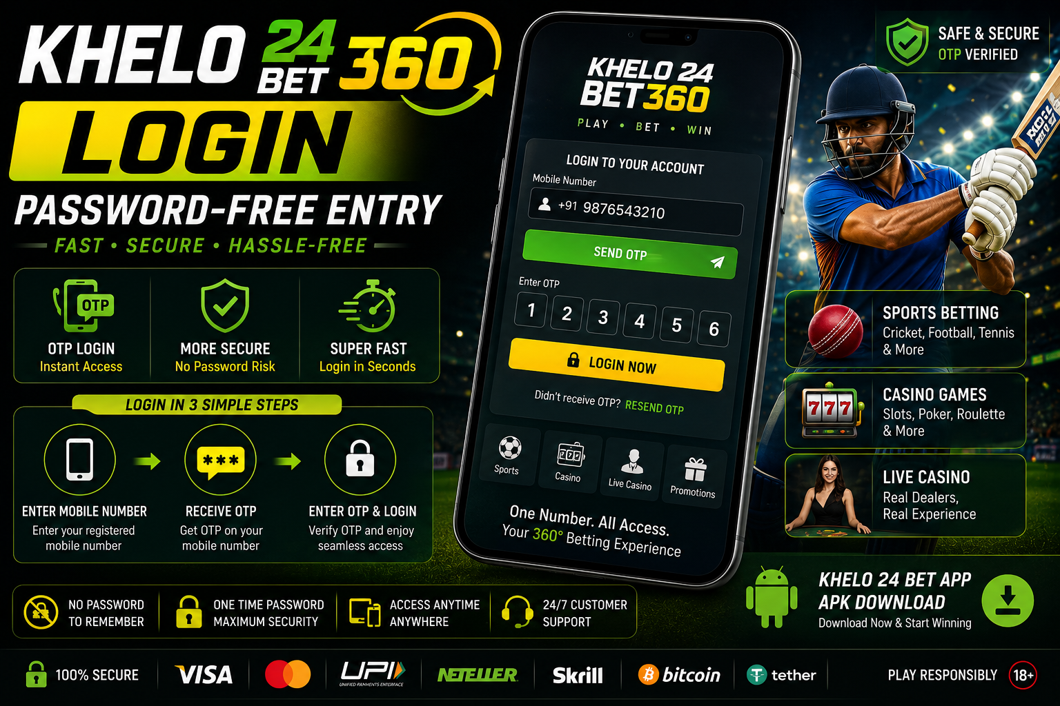 Khelo 24 Bet 360 Login